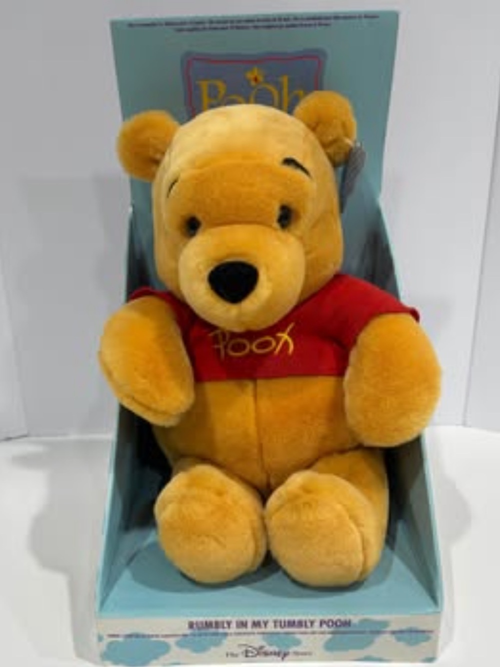 Disney’s “Rumbly in my Tumbly Pooh” Plush Talking Winnie the Pooh Stuffed Bear